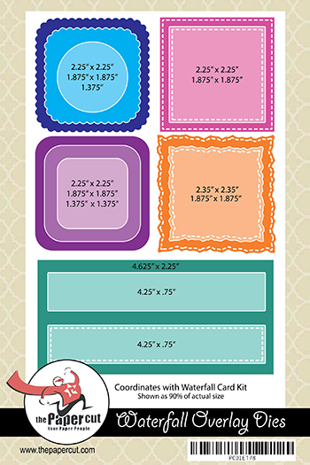 Waterfall Layering Die Set<br>Set of 13 Dies